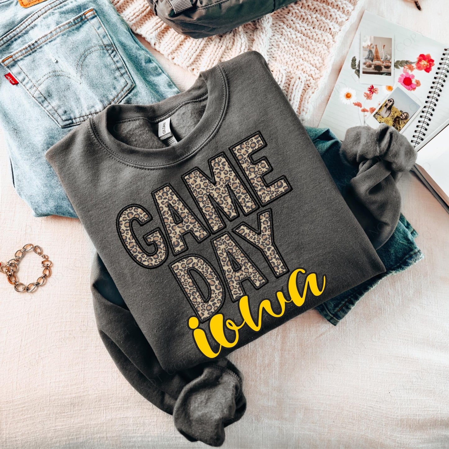 Game day, Iowa - cheetah print