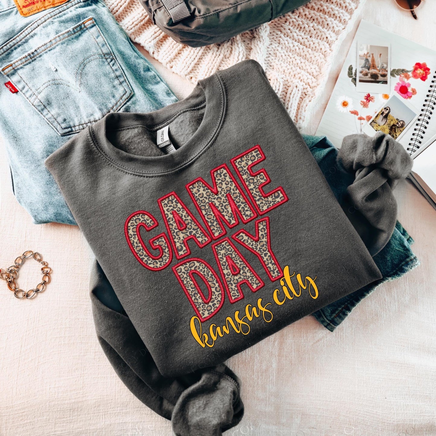 Game day, Kansas City - cheetah print