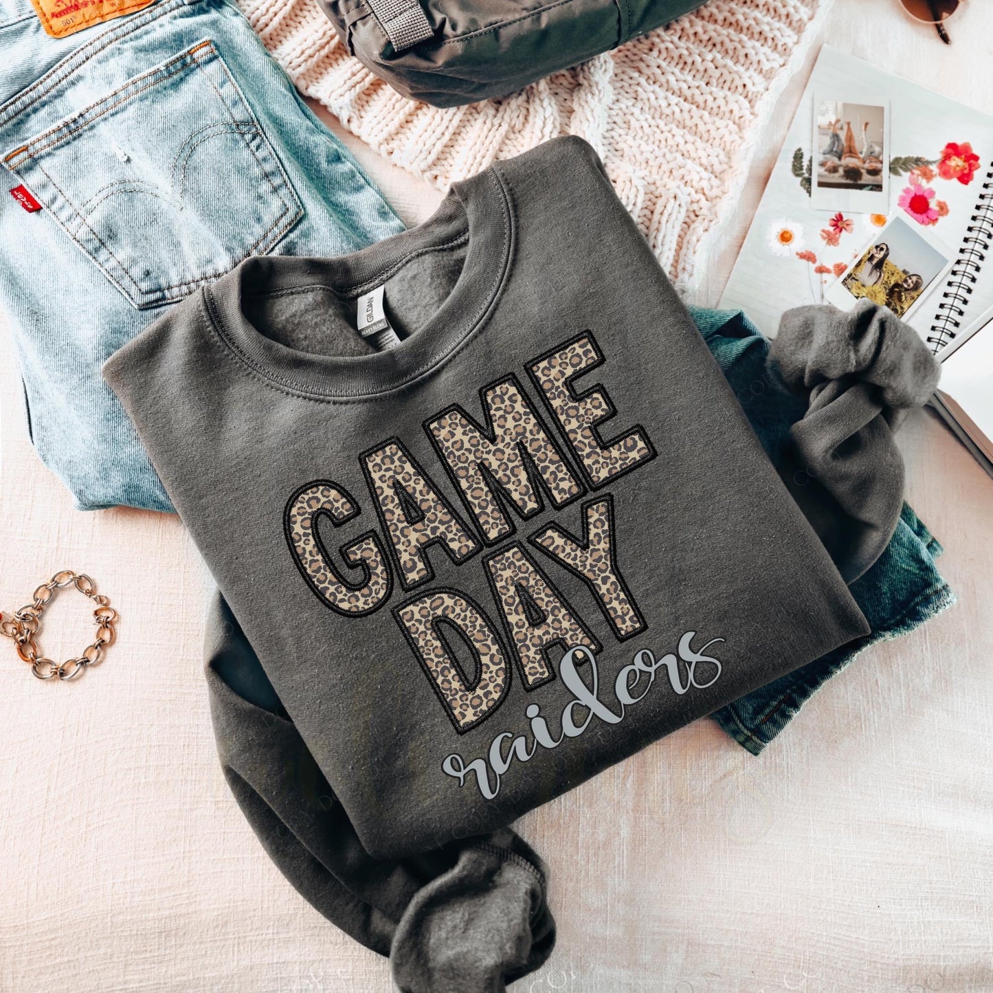 Game day, Raiders - cheetah print