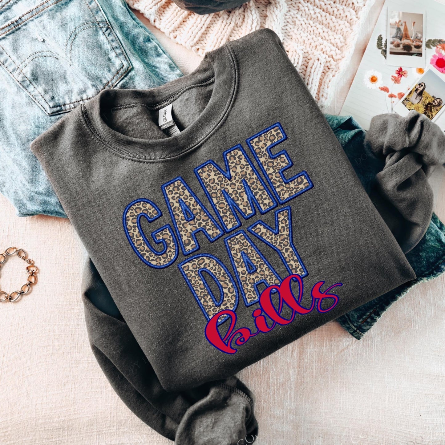 Game day, Bills - cheetah print