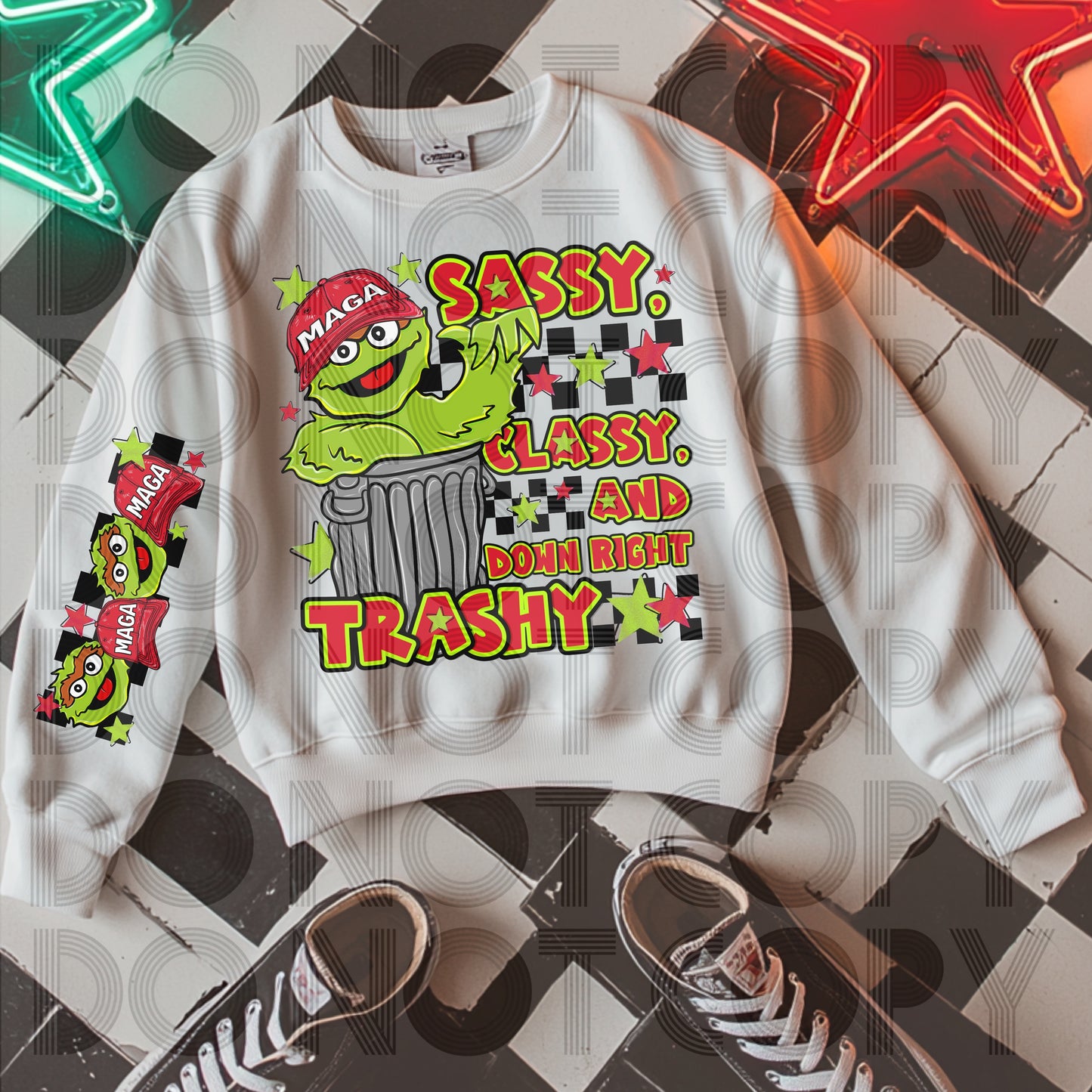 Sassy, classy and down right trashy (sleeve)