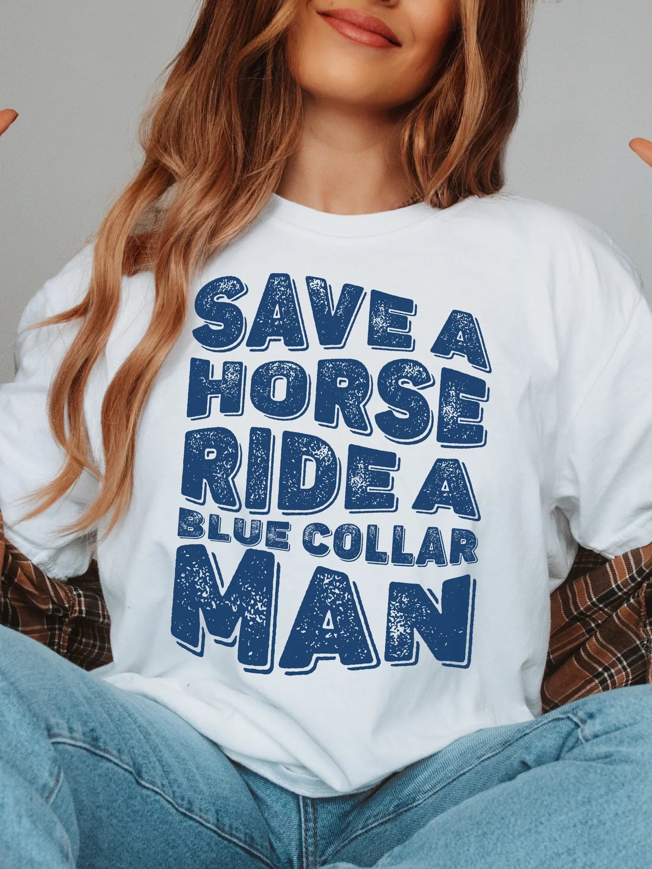 Save a horse ride a blue collar man