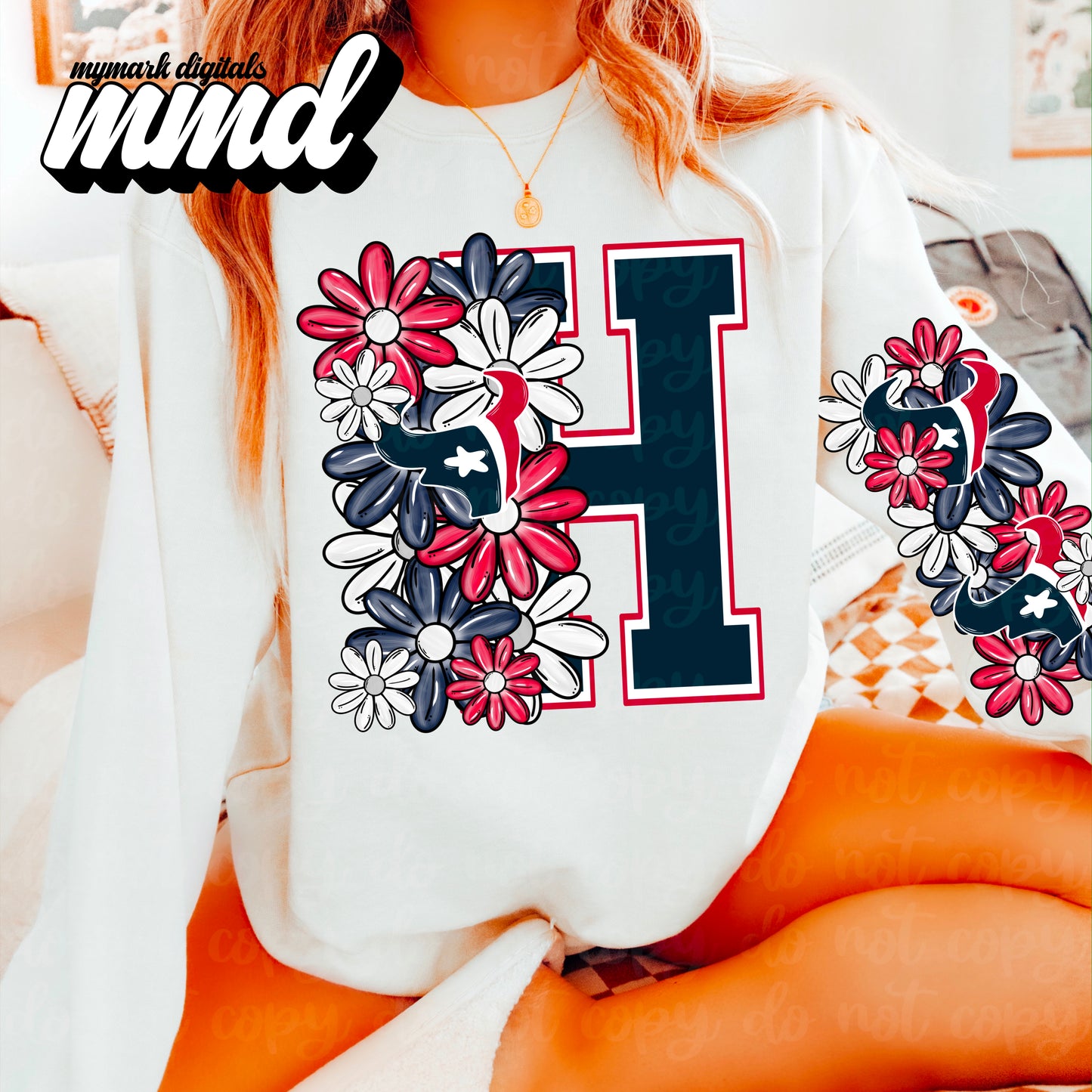 Floral Houston Texans - SLEEVE