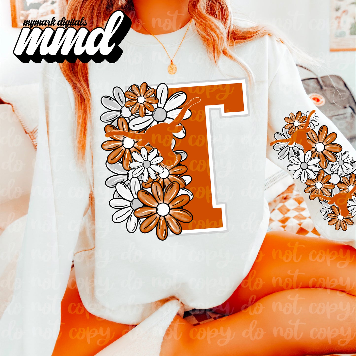 Floral Texas Longhorns - CHEST