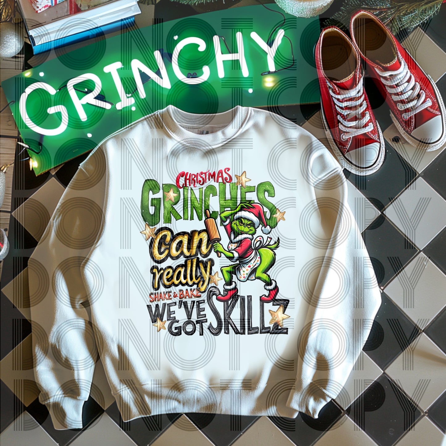 Christmas grinches can really shake and bake