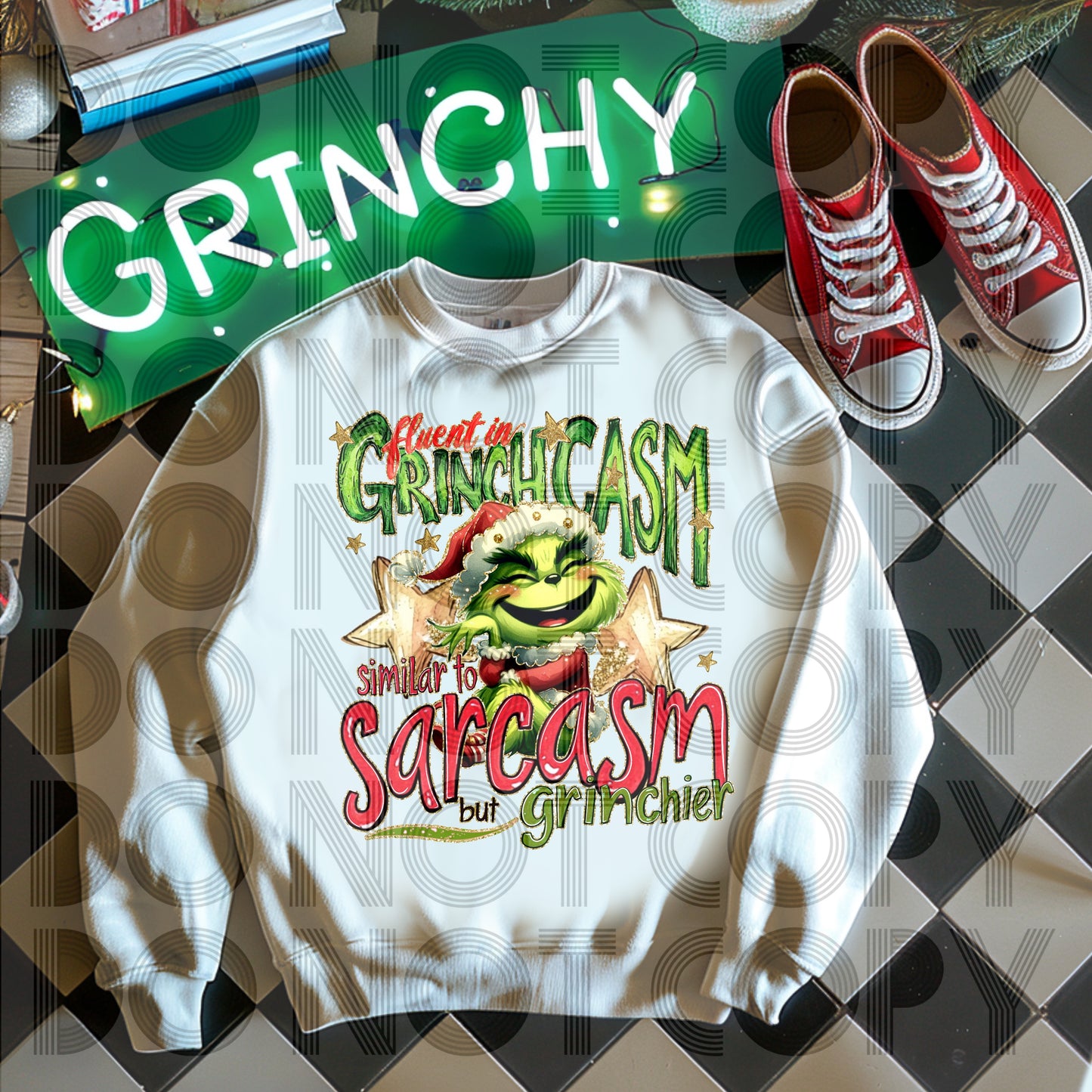 Fluent In Grinchcasm. Similar To Sarcasm But Grinchier