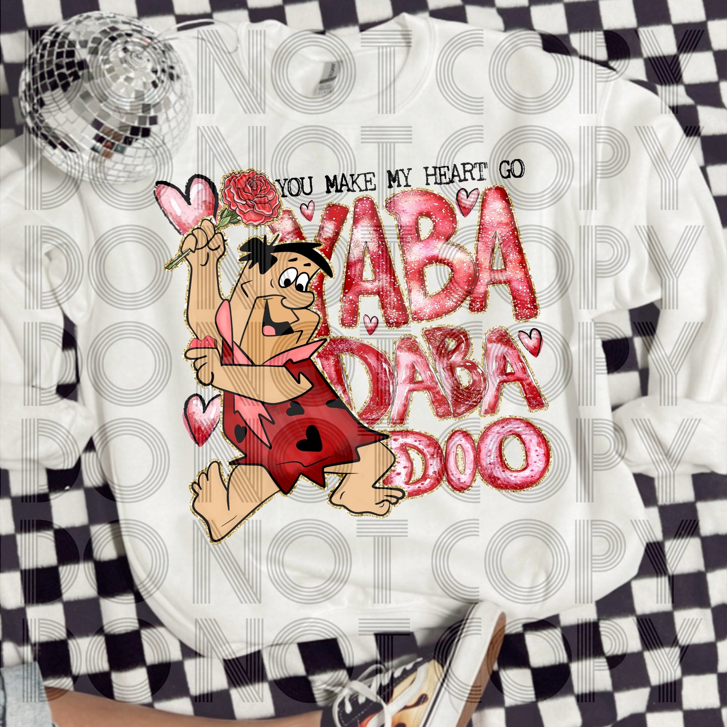 You make my heart go yaba daba doo