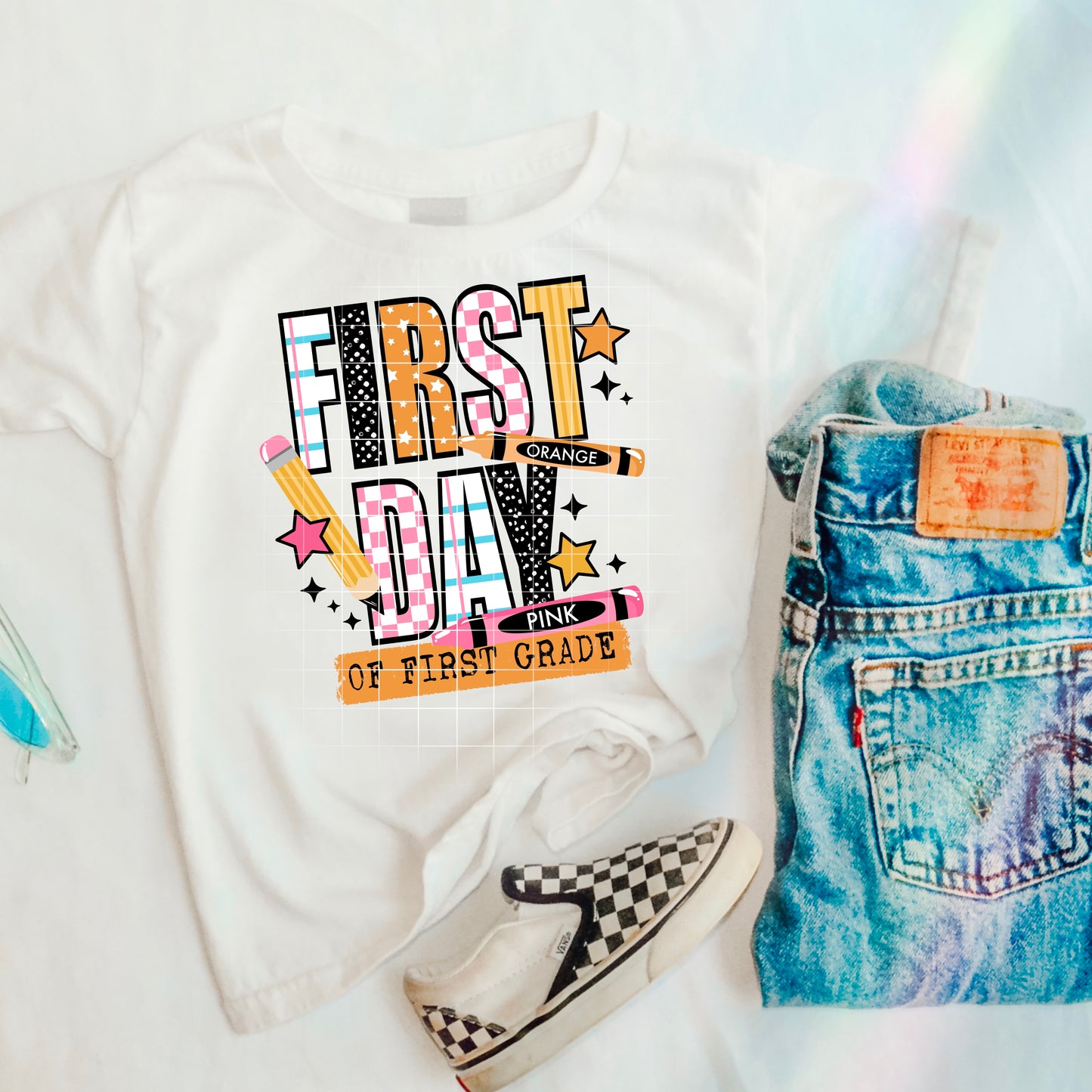 First Day Of First Grade (pink)