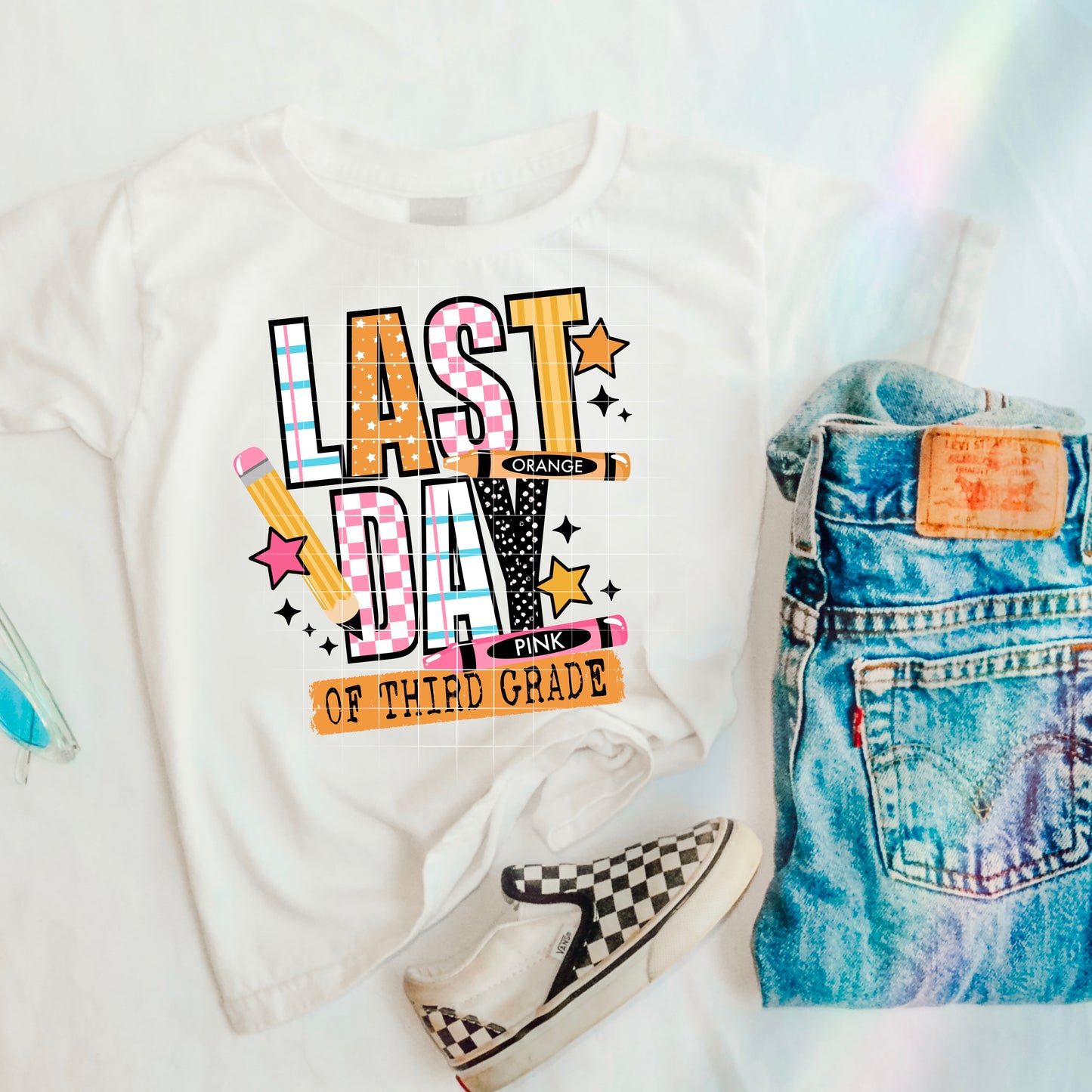 Last day Of Third Grade (pink)