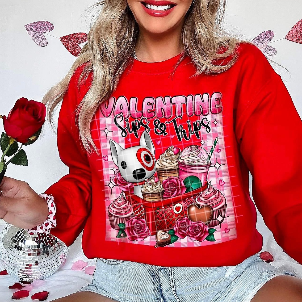 Valentine Sips & Trips With Spot-DTF Transfer