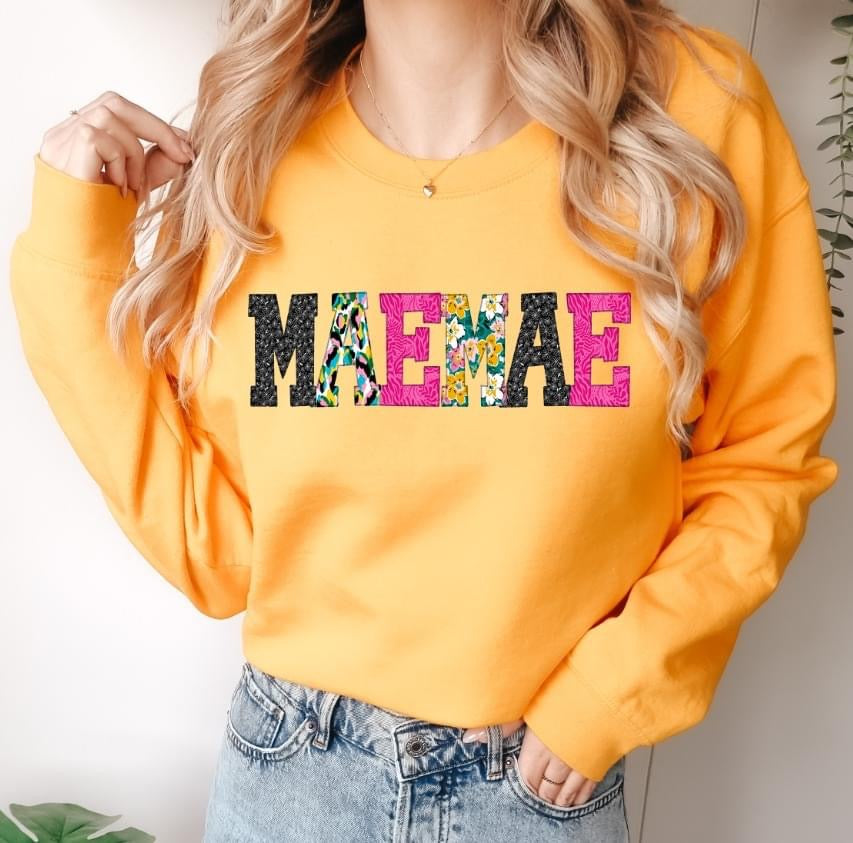 MAEMAE (Mixed Print Letters) - DTF Transfer
