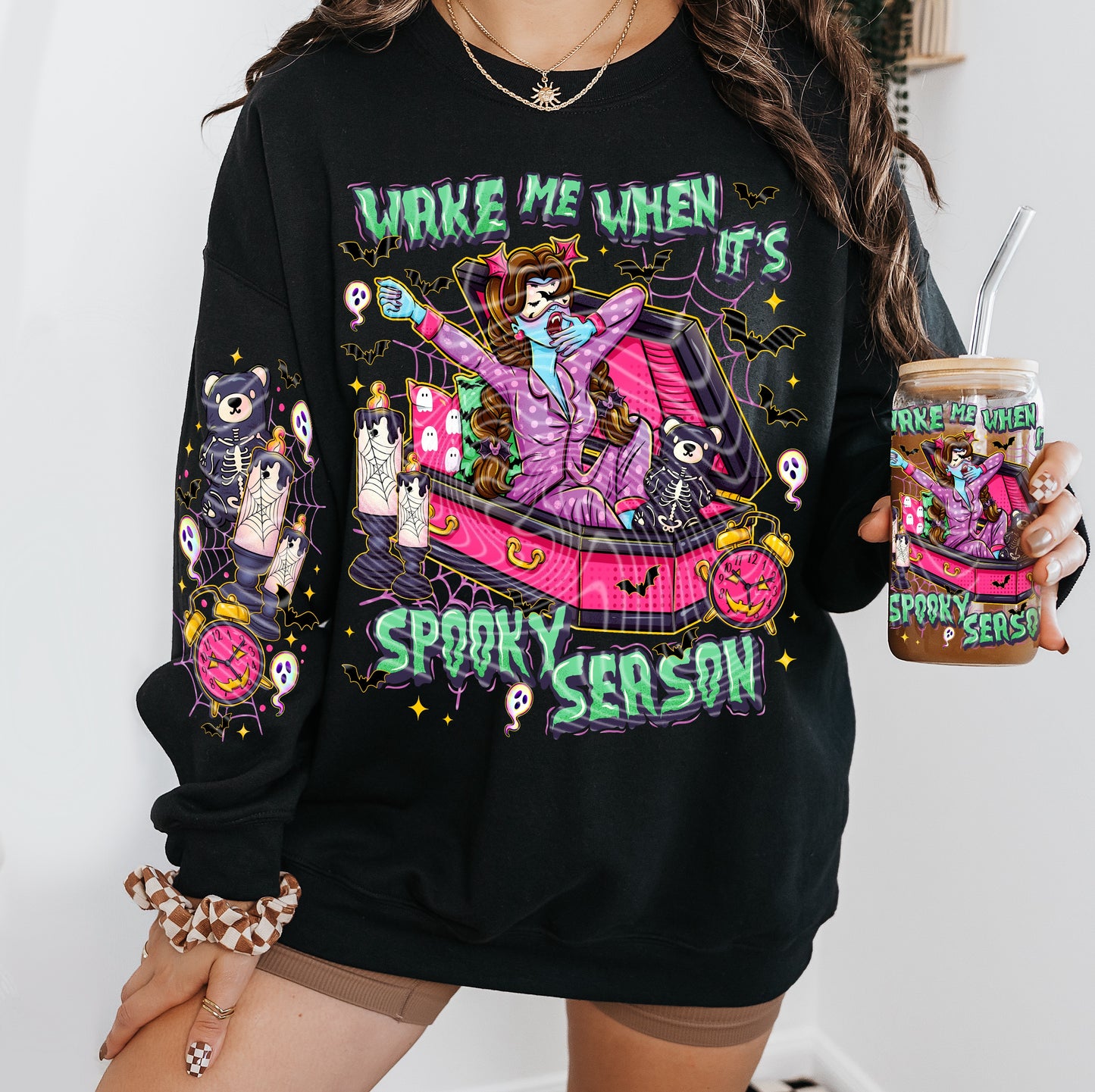 Wake me when its spooky season - sleeve
