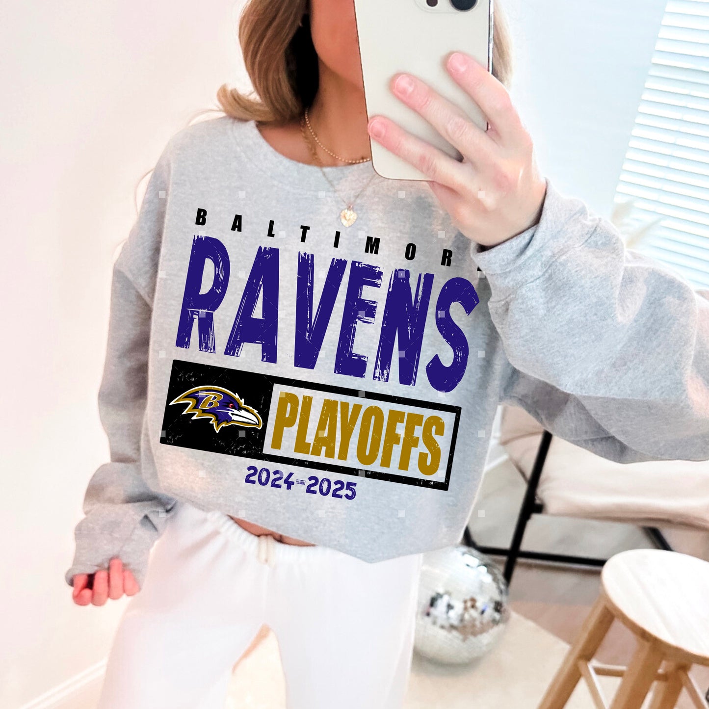 Baltimore Ravens Playoff 2024-2025 Team Logo