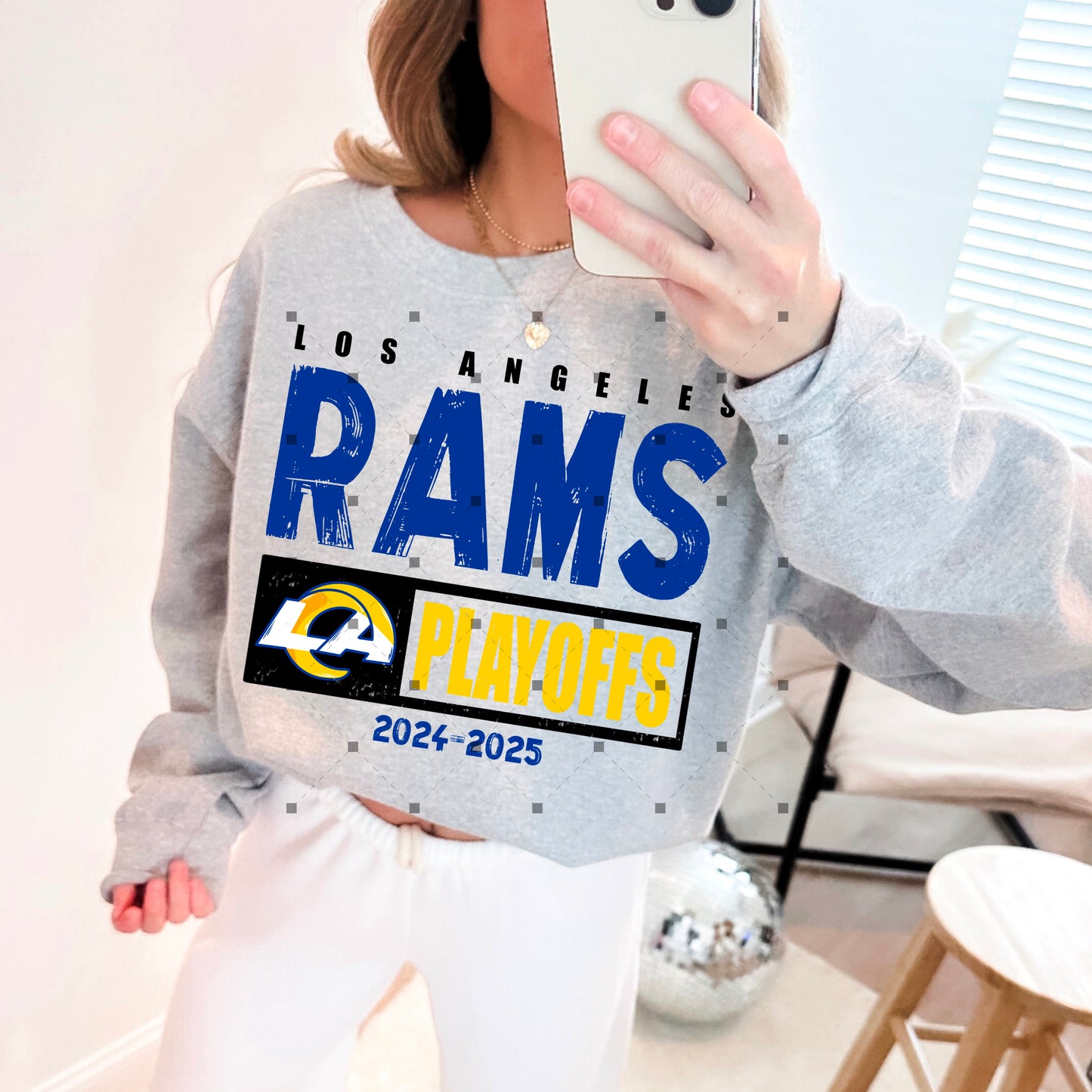 Los Angeles Rams Playoff 2024-2025 Team Logo