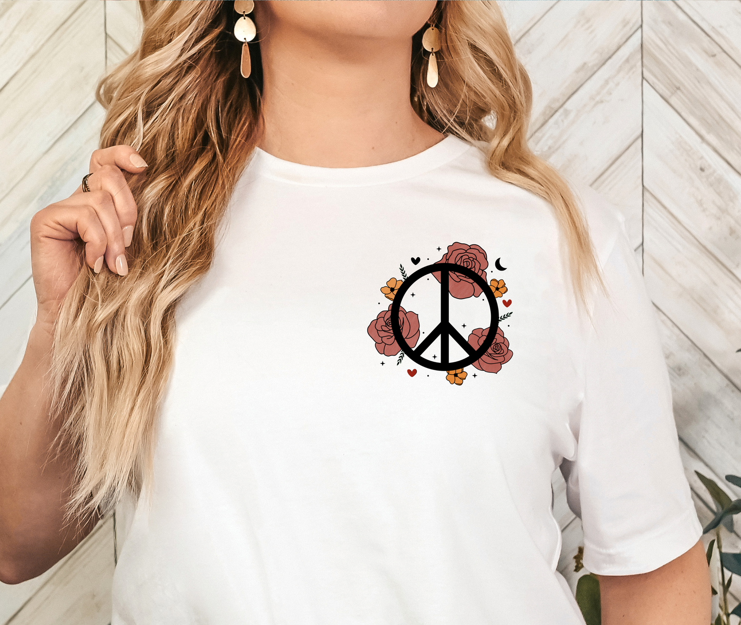 Protecting my peace at all costs peace sign-front