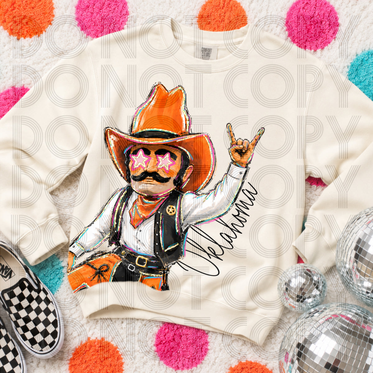 Cropped Rockin Delulu OSU Pistol Pete
