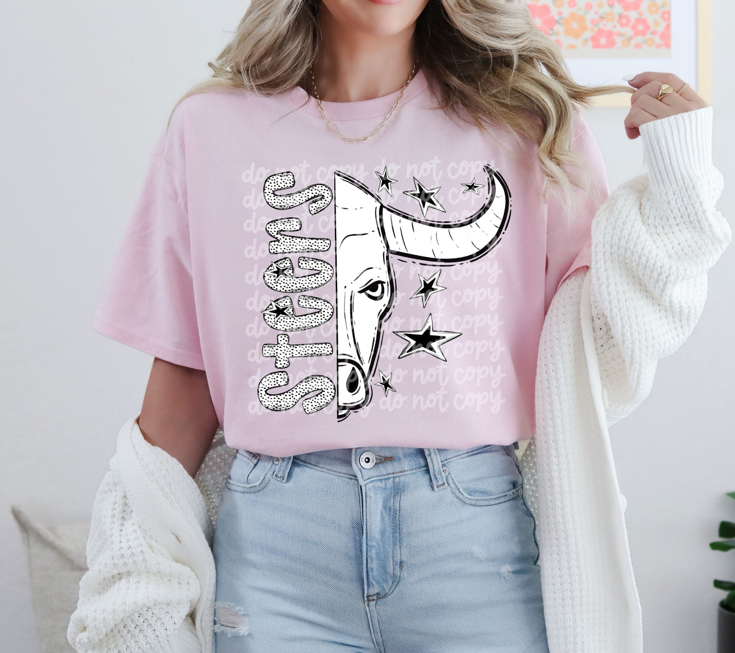 Black and White Steers