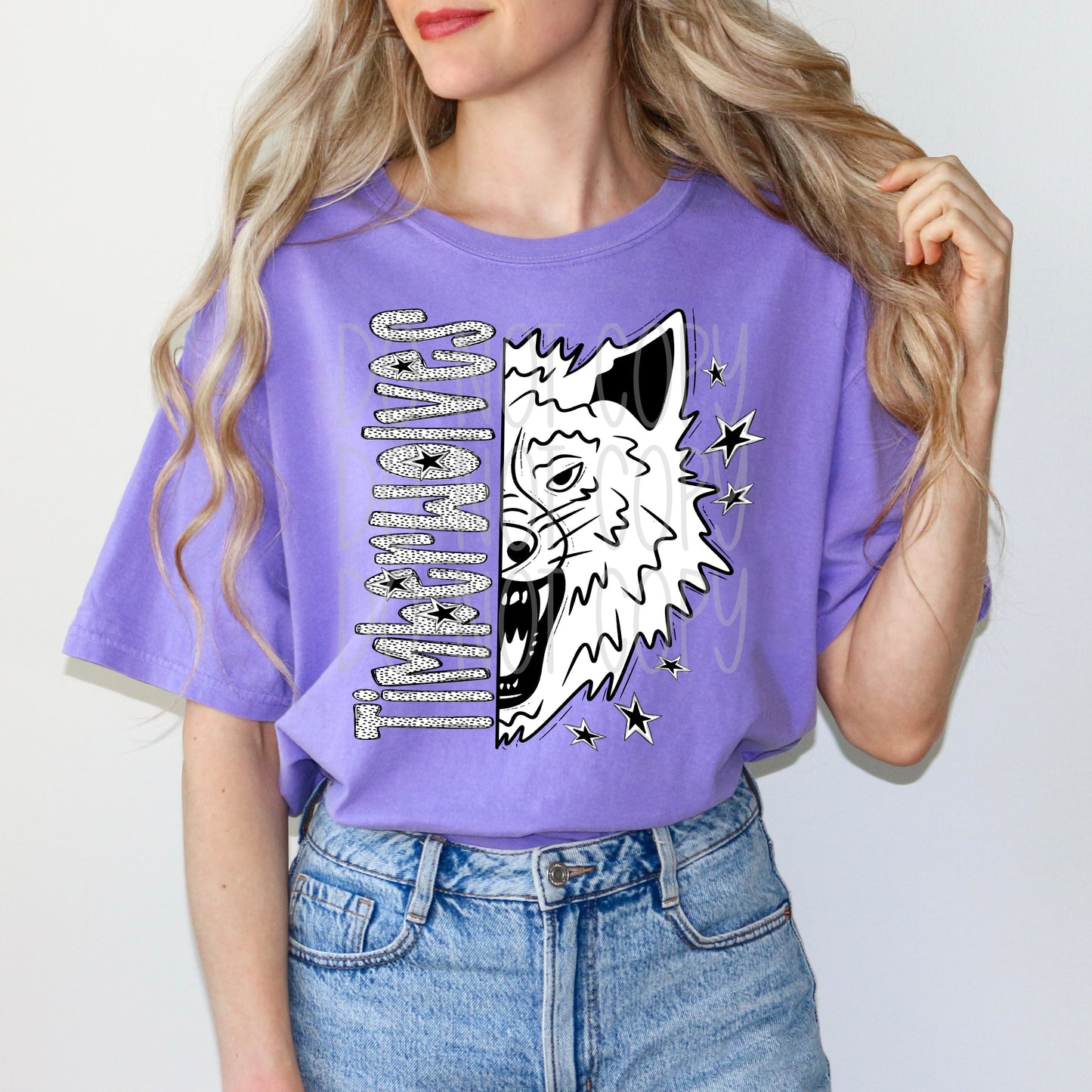 Black and White Timberwolves