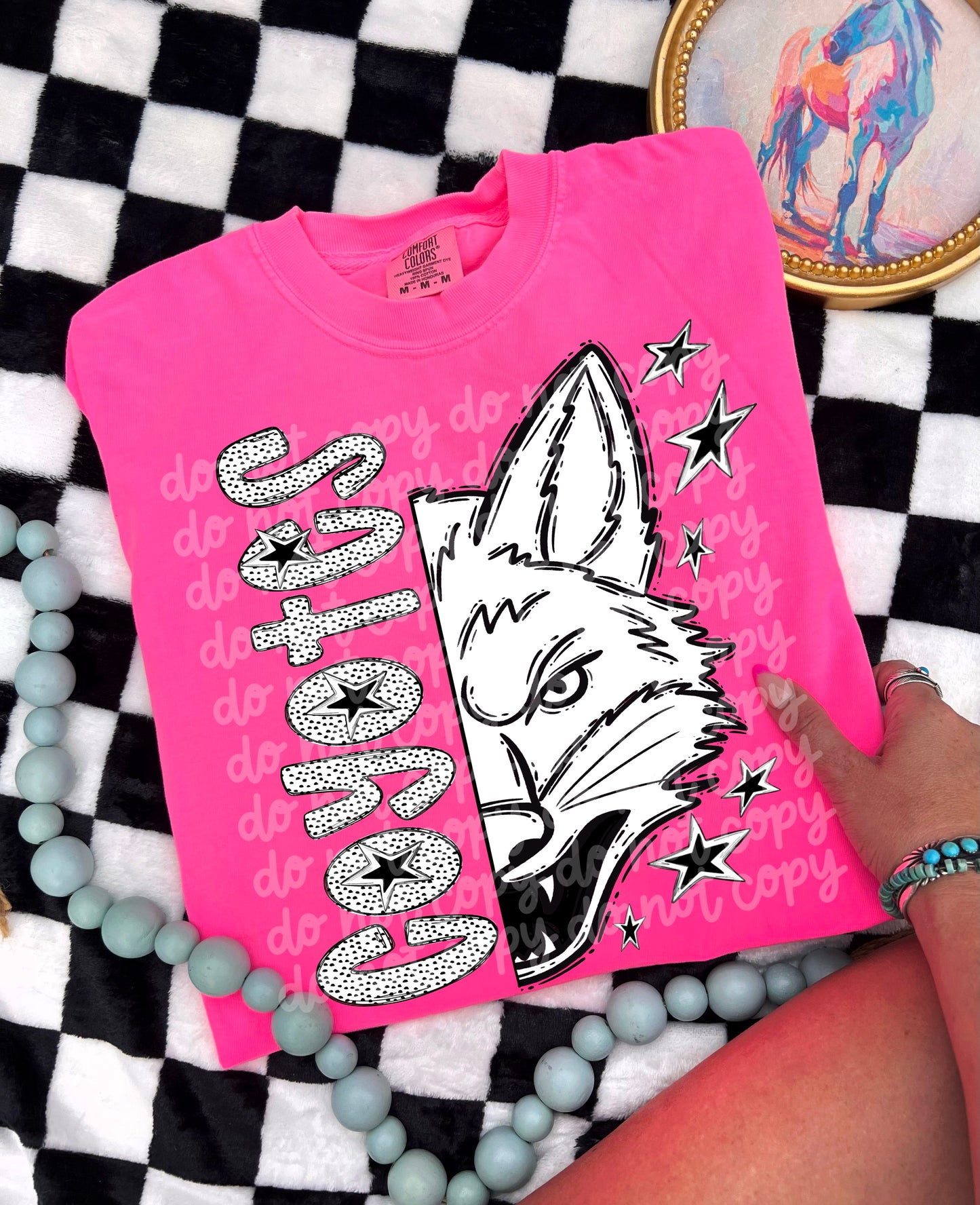 Black and White Coyotes