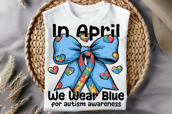 Autism Awareness Blue Bow