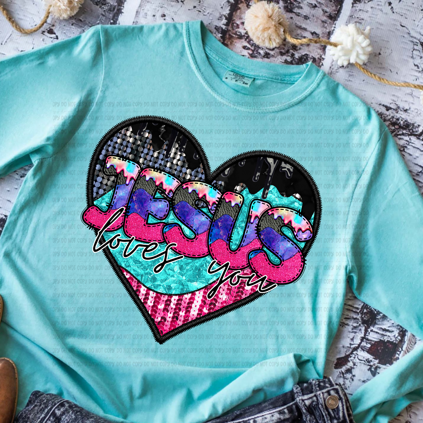 JESUS LOVES YOU HEART