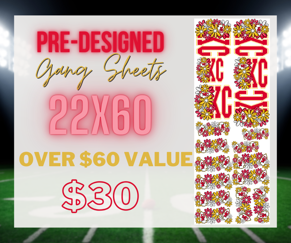 KC Floral Premade Gang Sheet