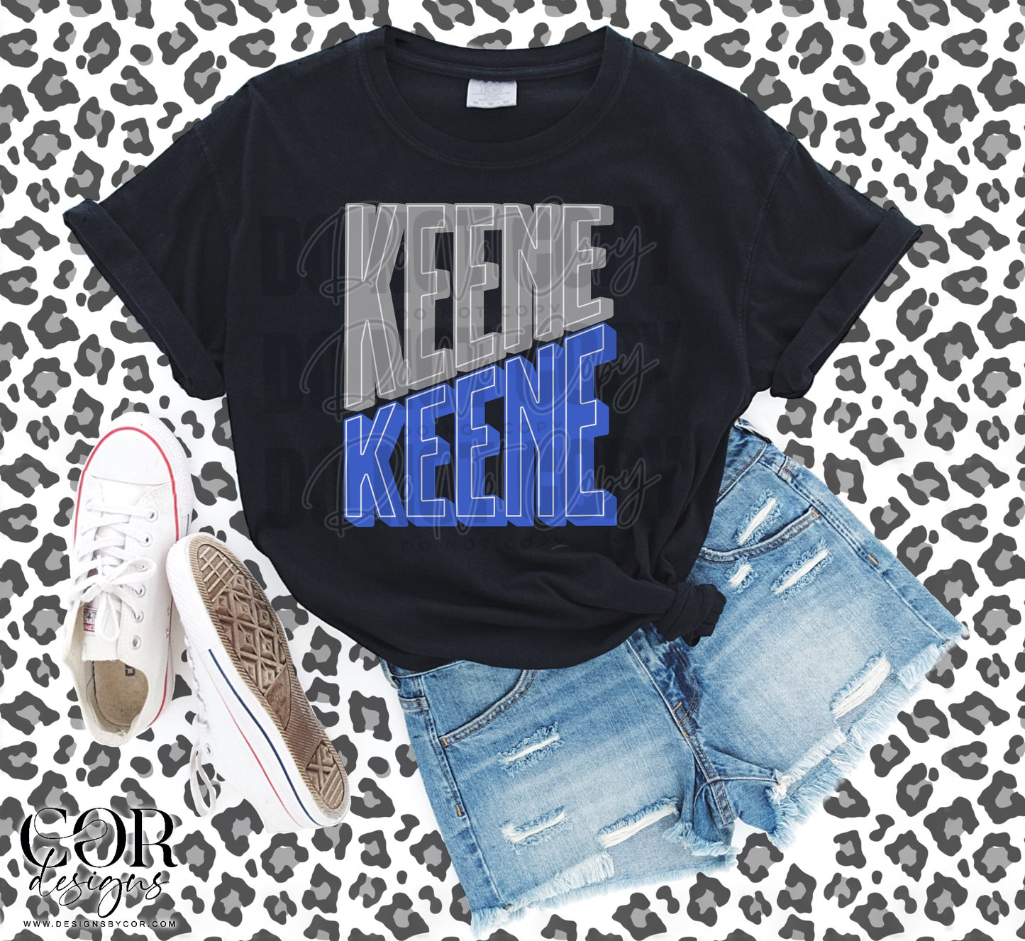 Keene Silver And Blue
