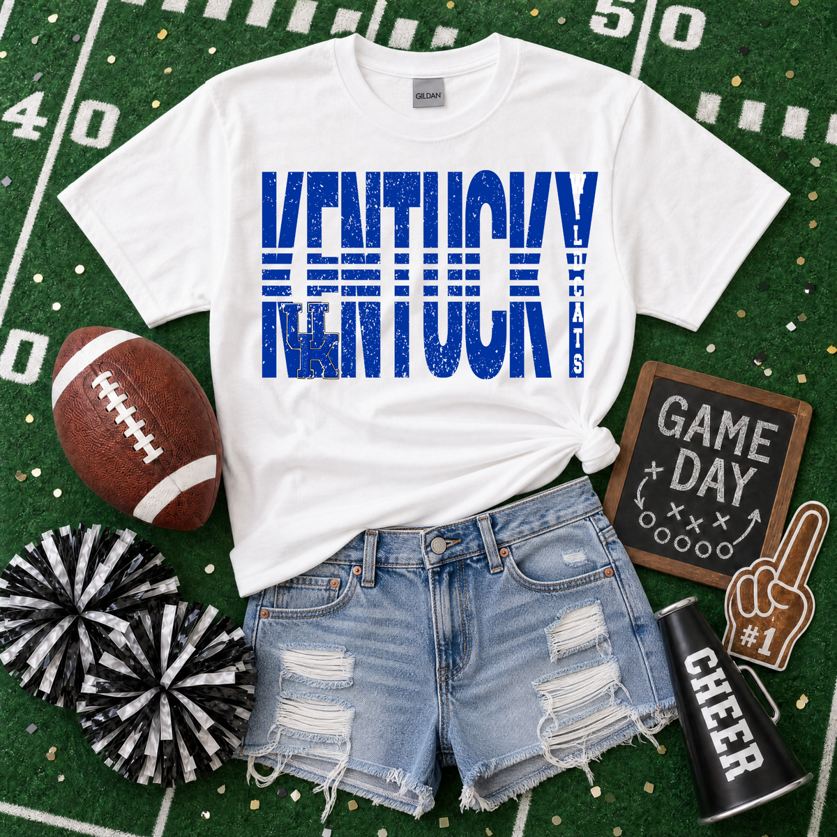 College Lined - Kentucky Wildcats