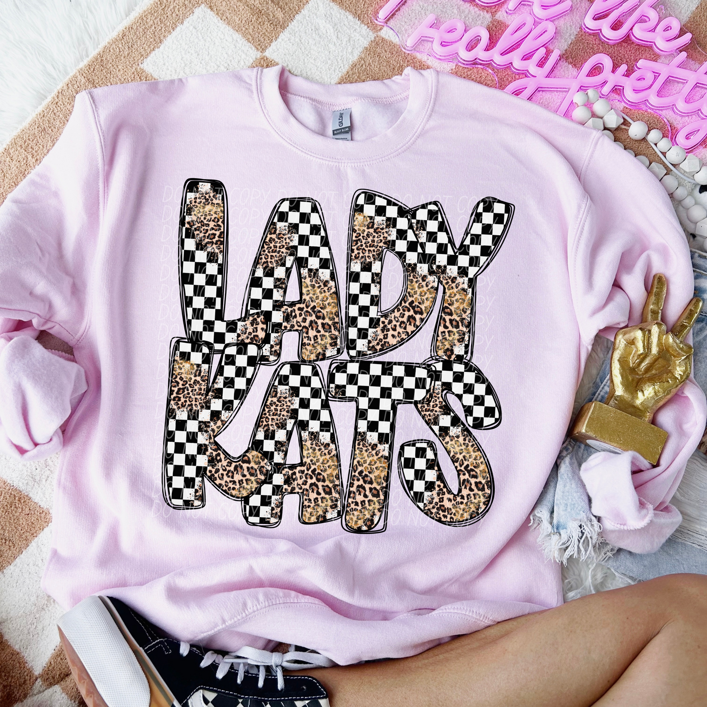 Lady Kats Checkered Cheetah
