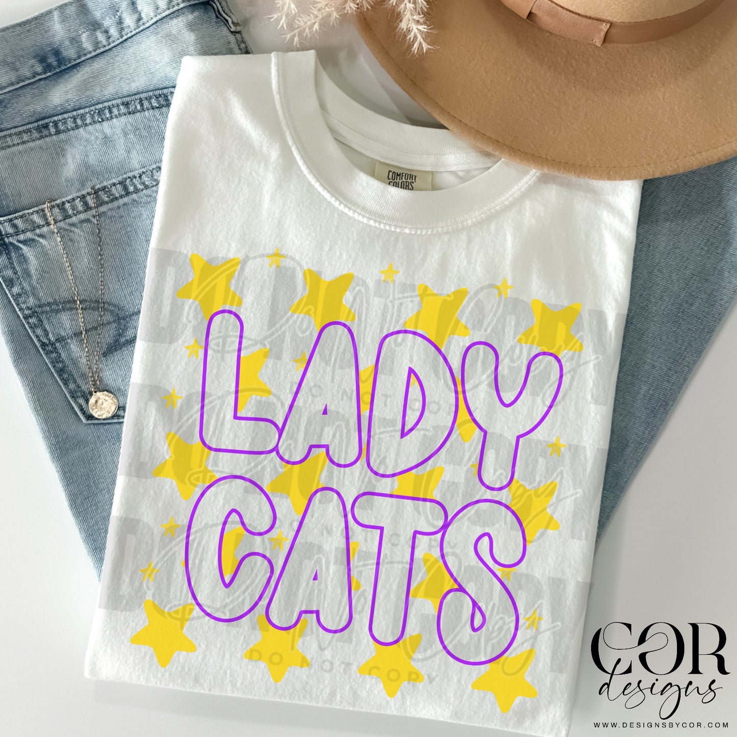Lady Cats (Yellow Stars)