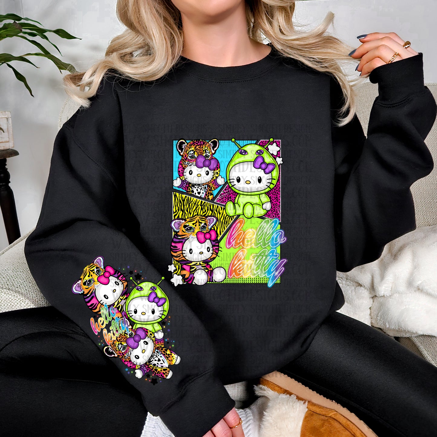 Hello Kitty (Lisa Frank) Front