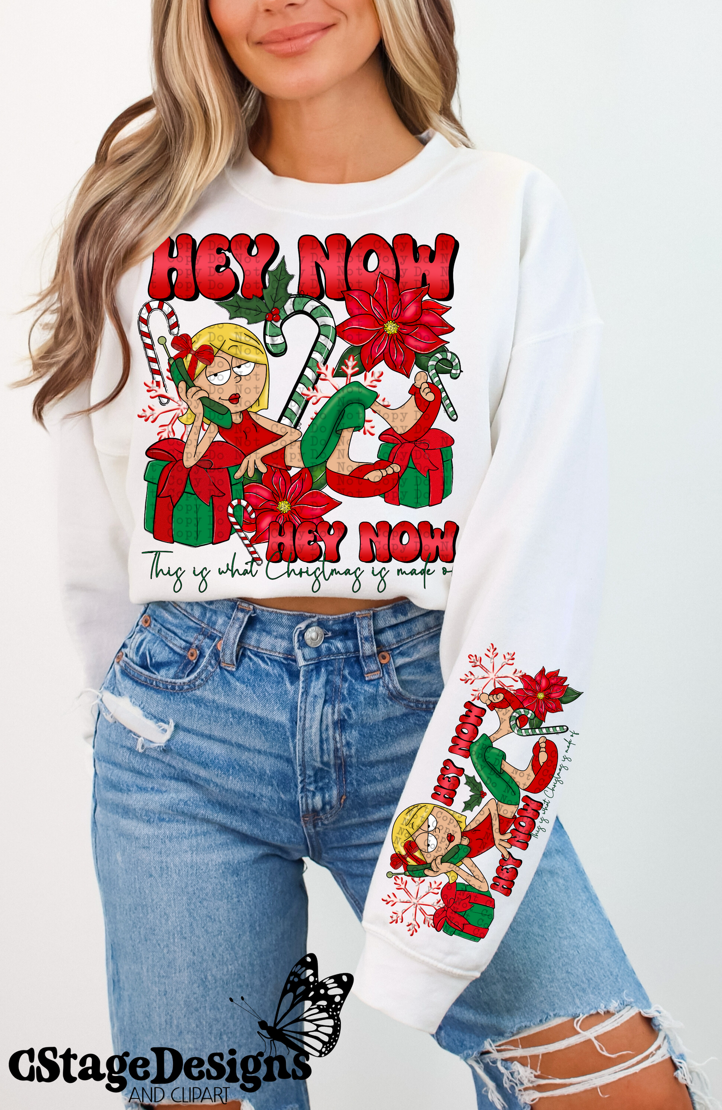 Hey Now Hey Now this is what Christmas is made of - SLEEVE
