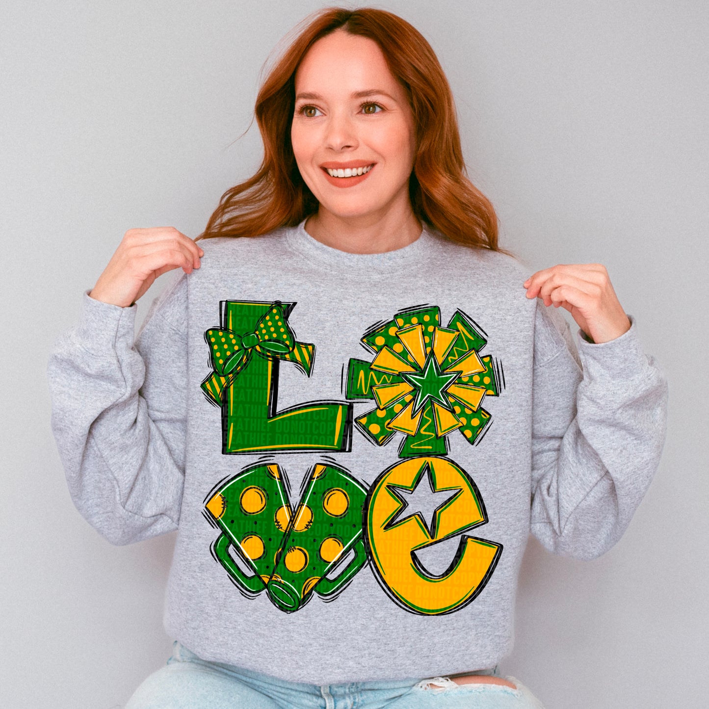 Green and Yellow Love Cheer