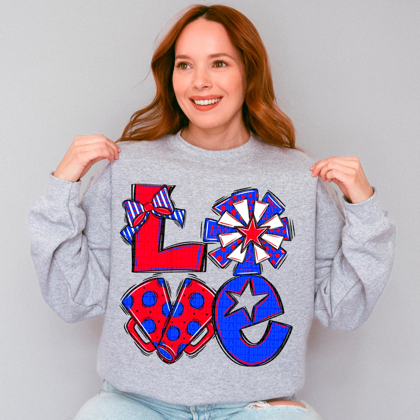 Red and Blue Love Cheer