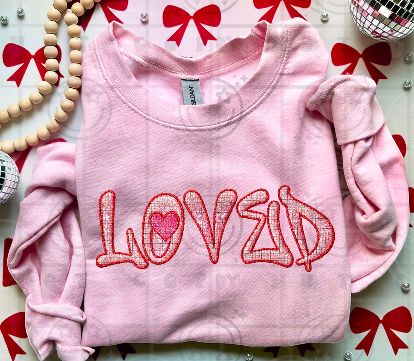 LOVED FAUX EMB