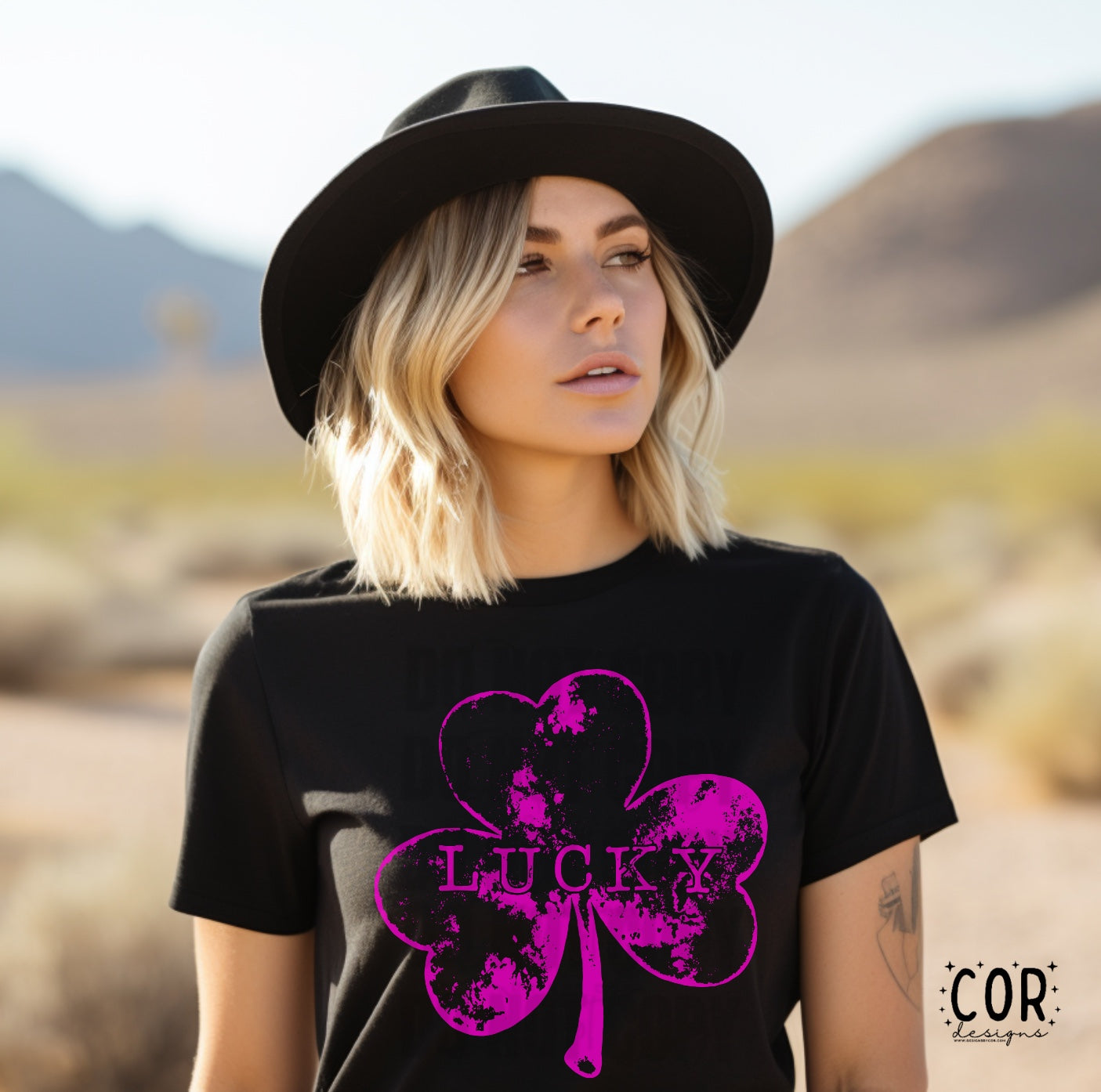 Pink Lucky Shamrock