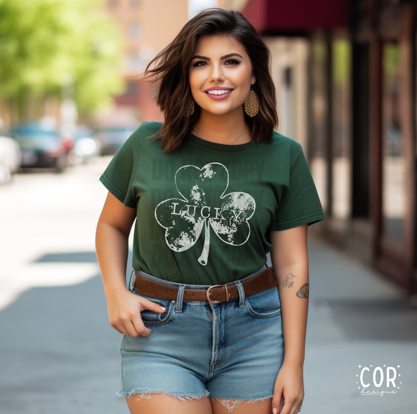Shamrock Lucky White