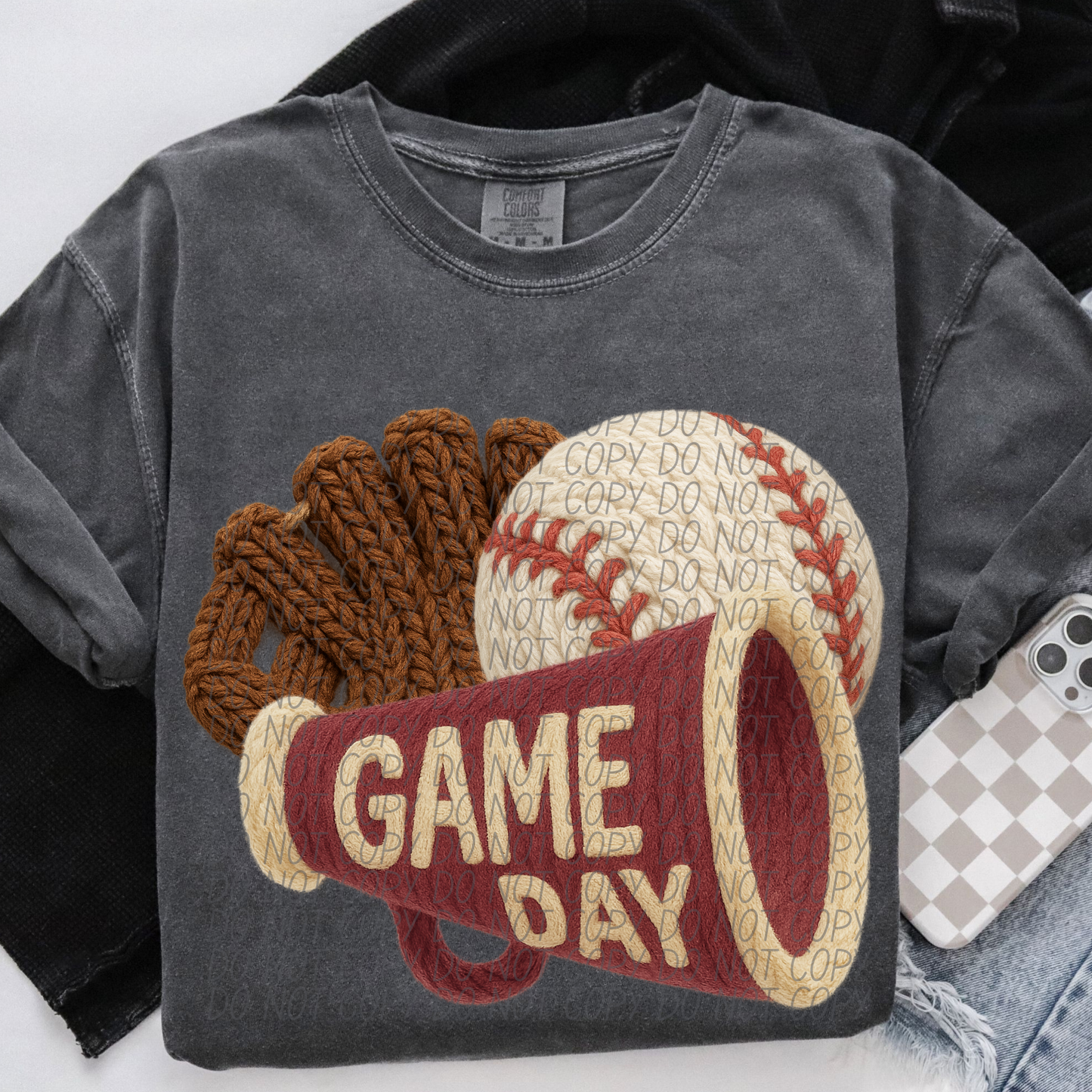 Yarn - Game Day Maroon Baseball