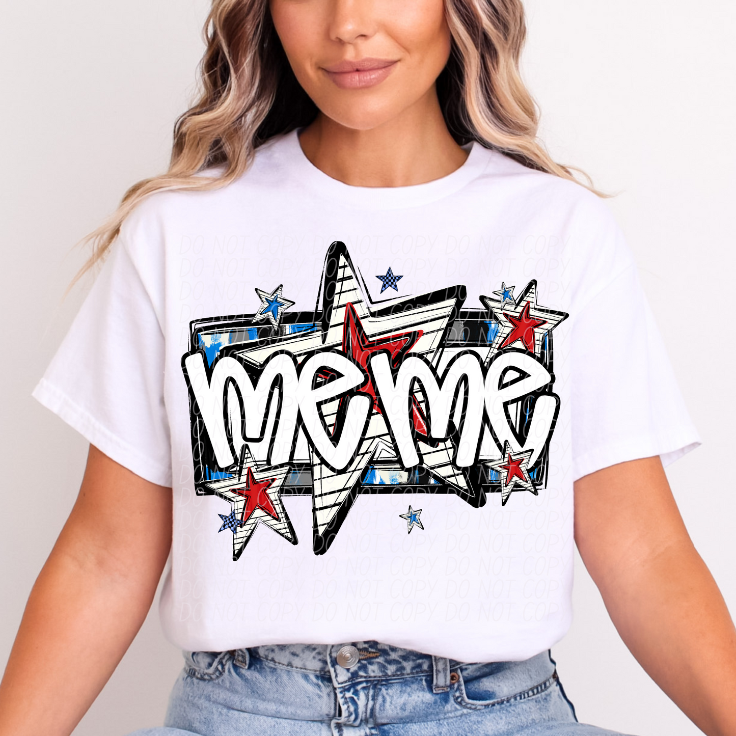 Meme Red White and Blue