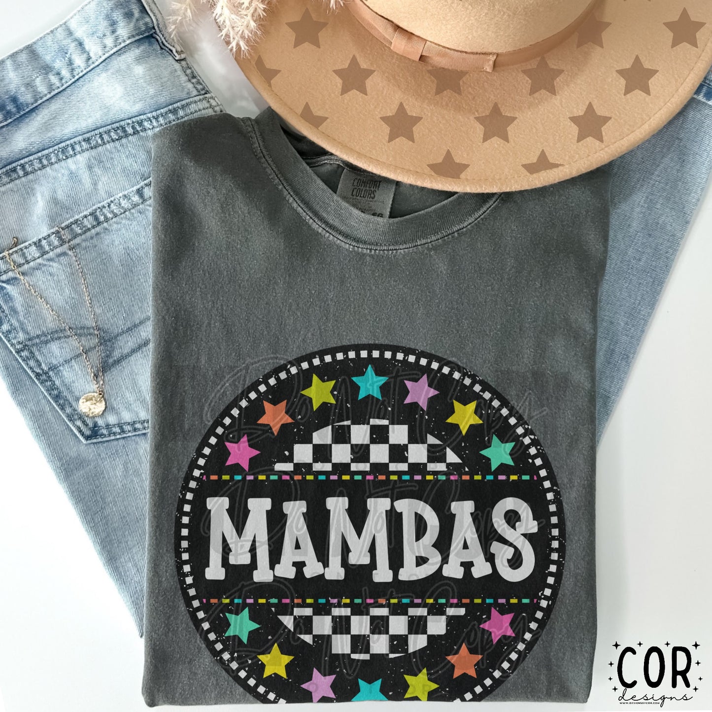 Mambas Colorful Stars Circle