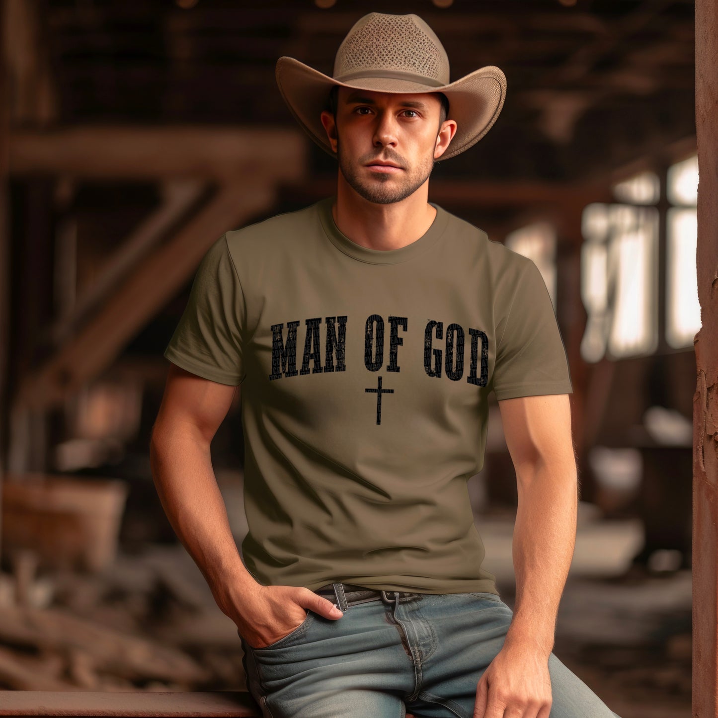 Man Of God-BLACK