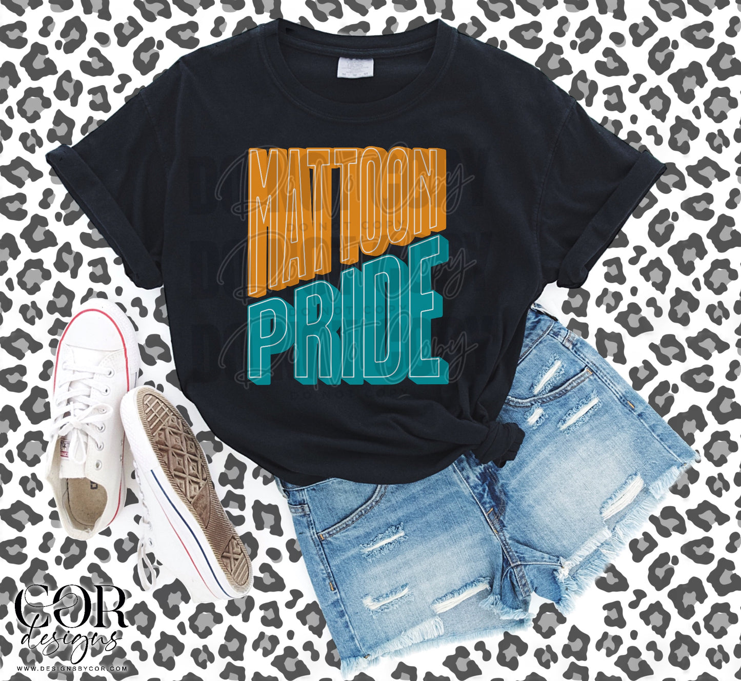 Mattoon Pride Orange And Teal