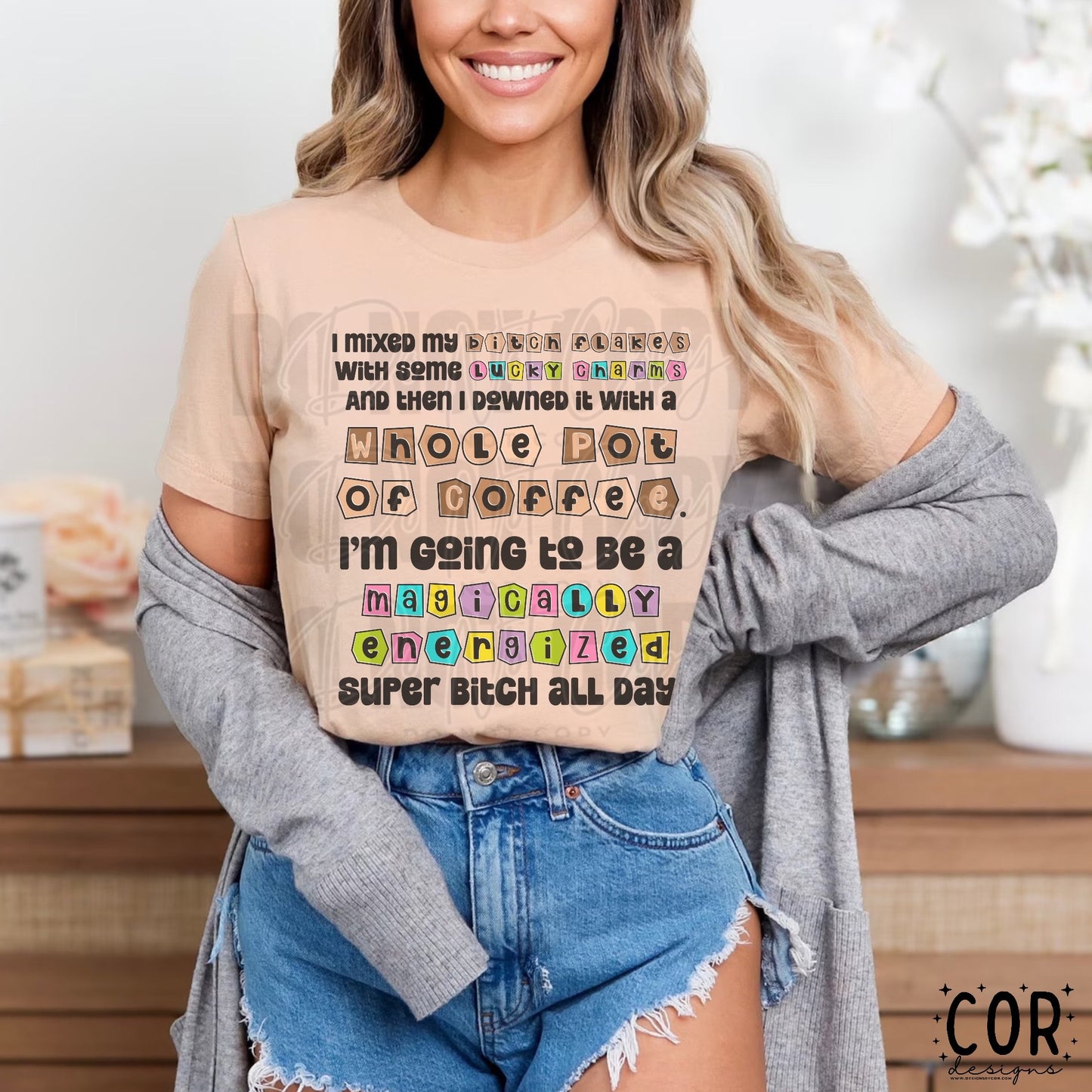 Mixed my b*tch flakes (Color)