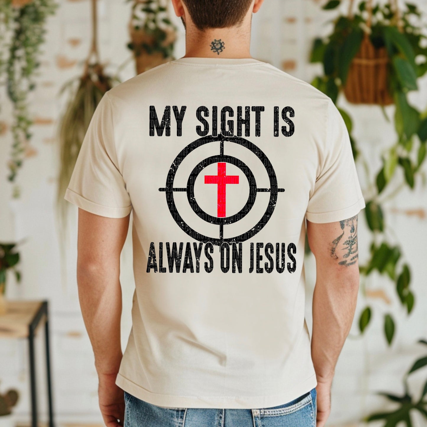MY SIGHT IS ALWAYS ON JESUS BACK