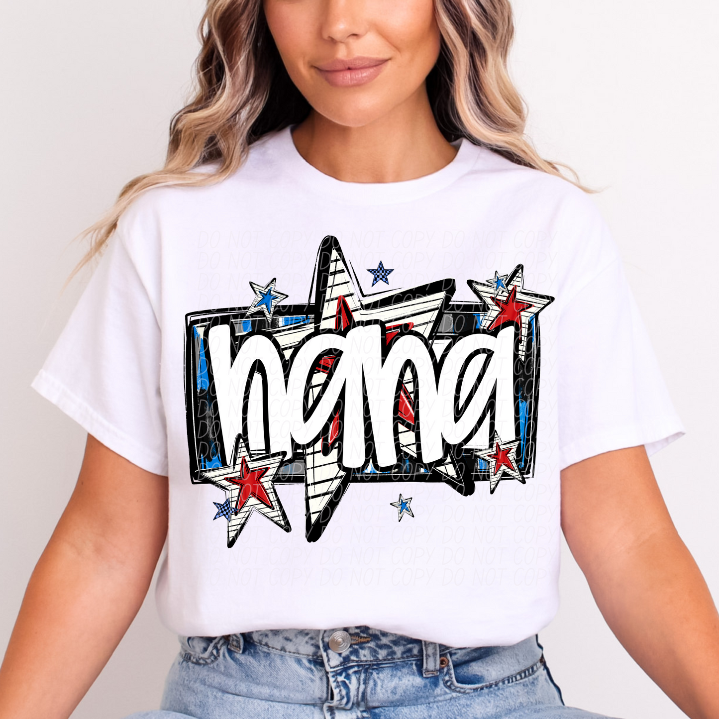 Nana Red White and Blue