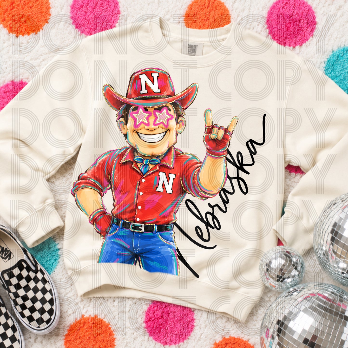 Cropped Rockin Delulu Nebraska