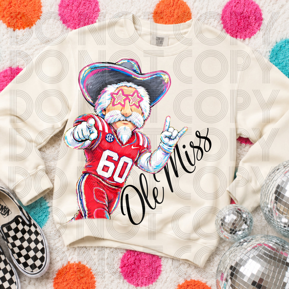 Cropped Rockin Delulu Ole Miss