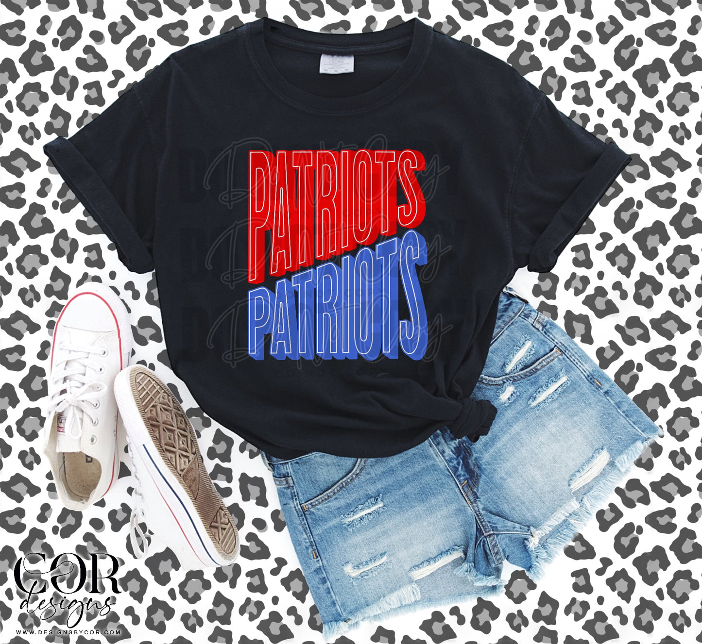 Patriots Red And Blue