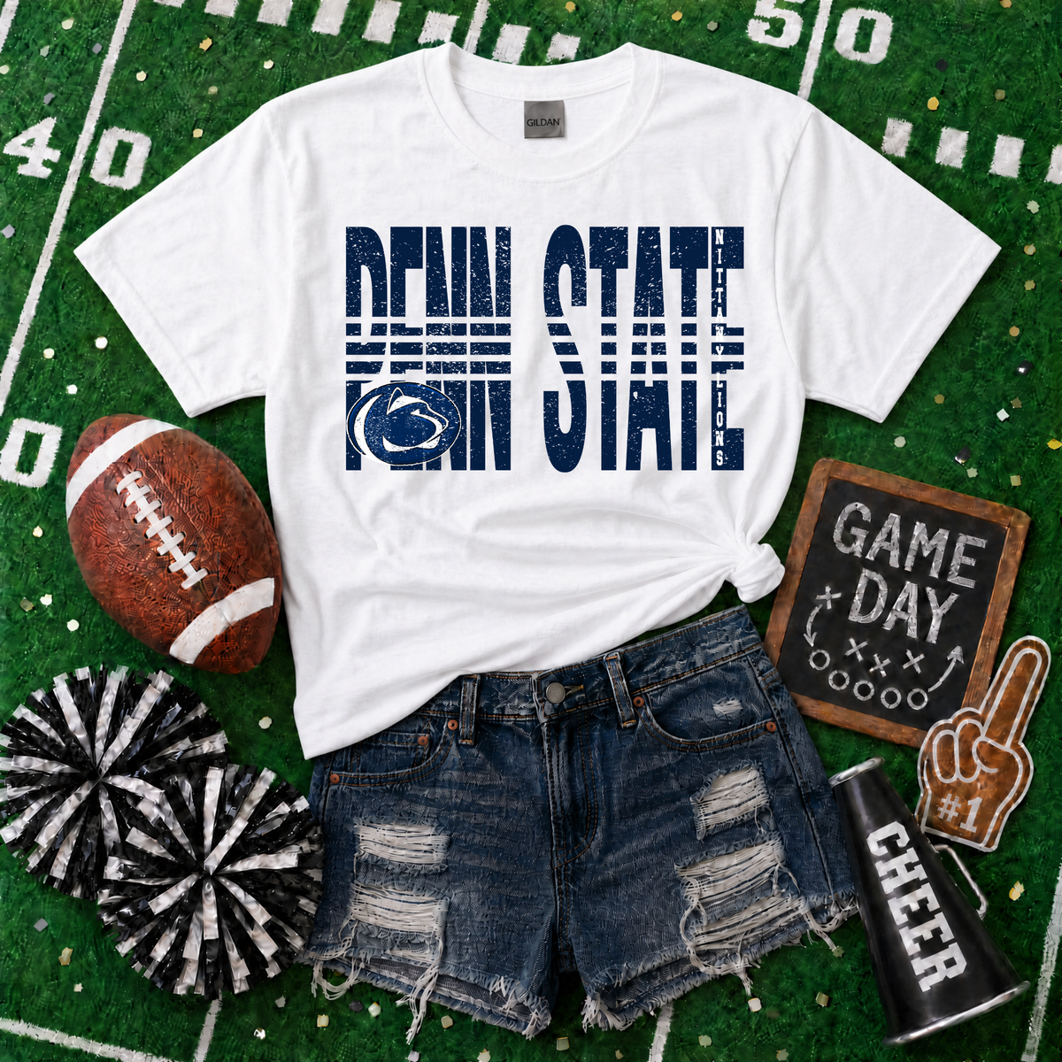 College Lined - Penn State Nittany Lions