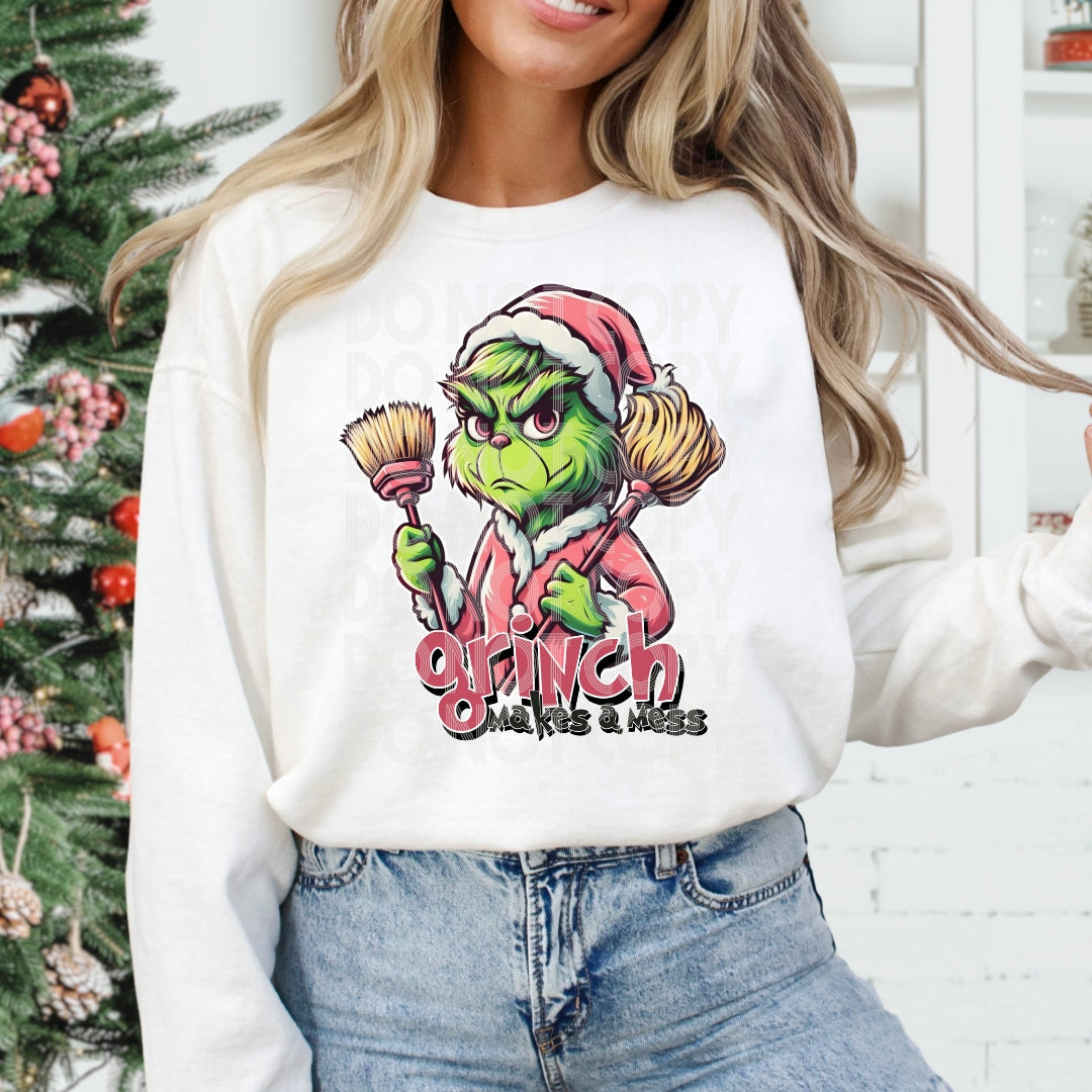 Grinch Makes A Mess